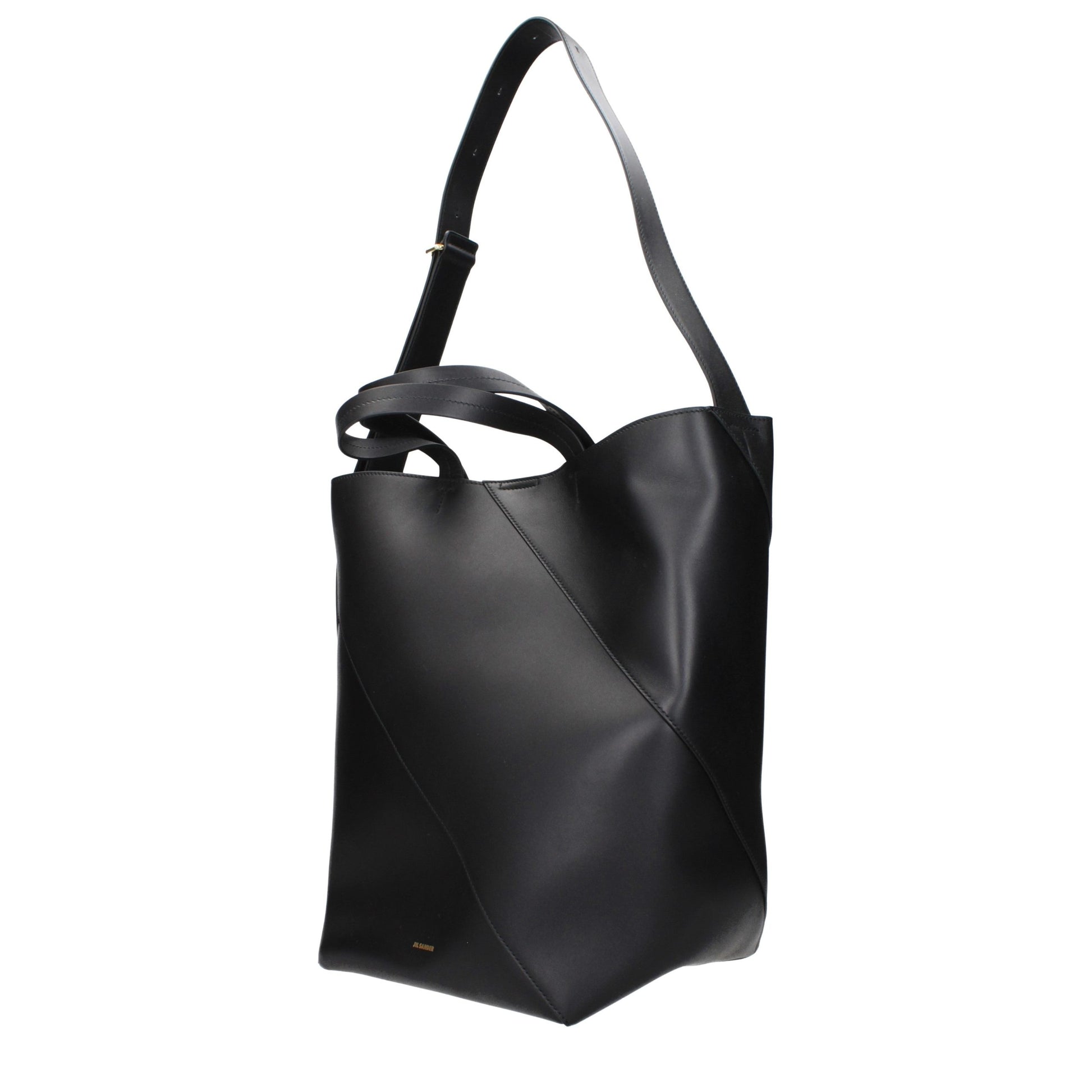 Black Leather Crossbody Bag