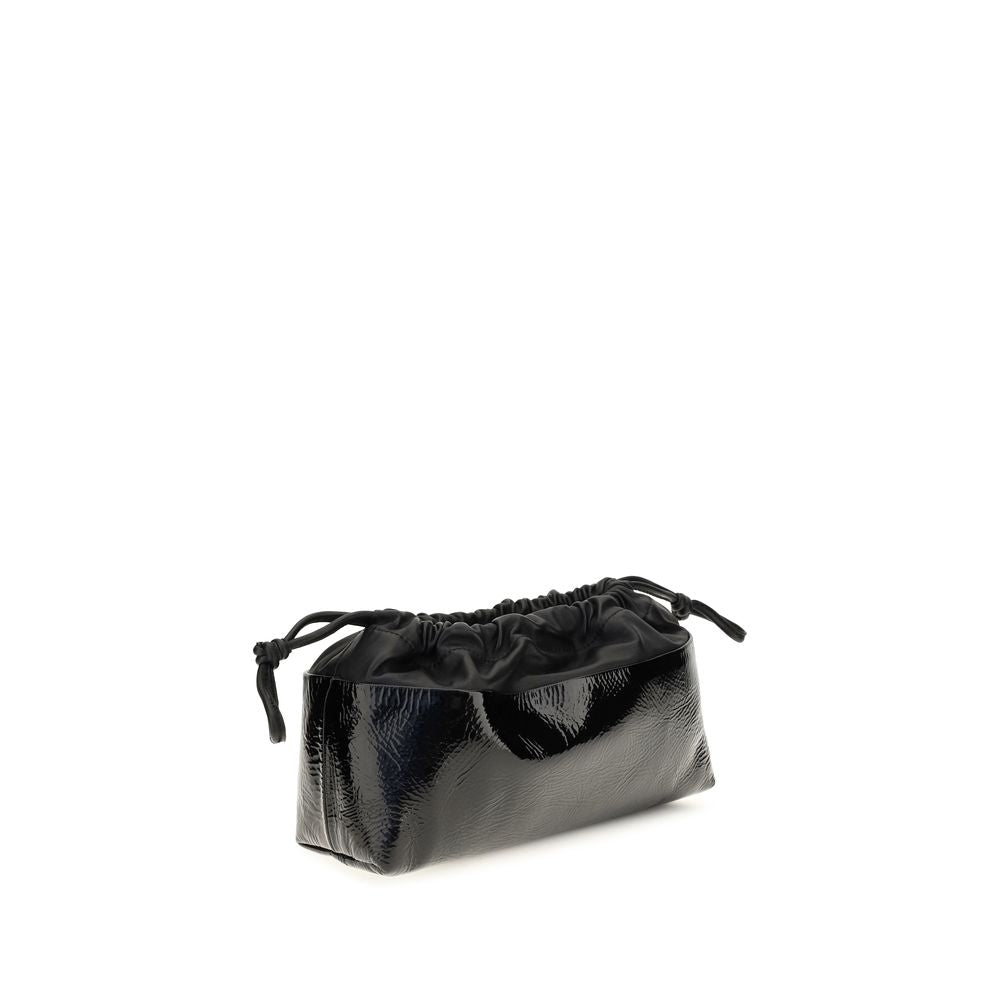 Black Calf Leather Bos Taurus Shoulder Bag