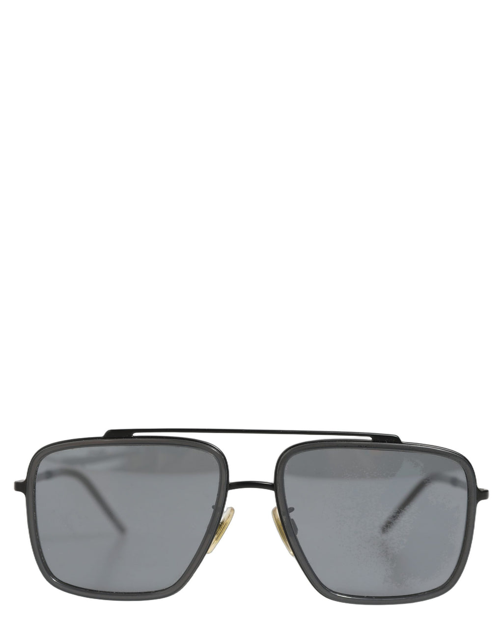 Women DG2262 Black Metal Square Frame Eyewear Sunglasses