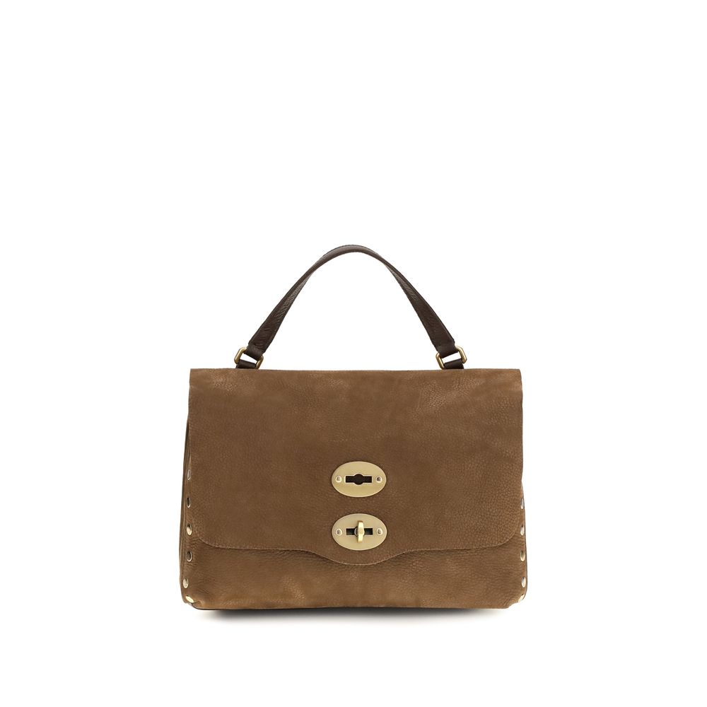 Brown Suede Leather Shoulder Bag