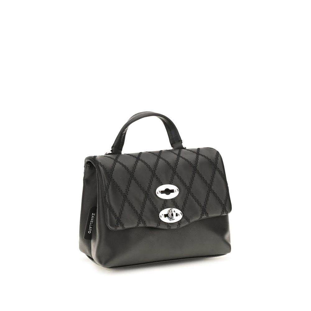 Black Calf Leather Bos Taurus Handbag