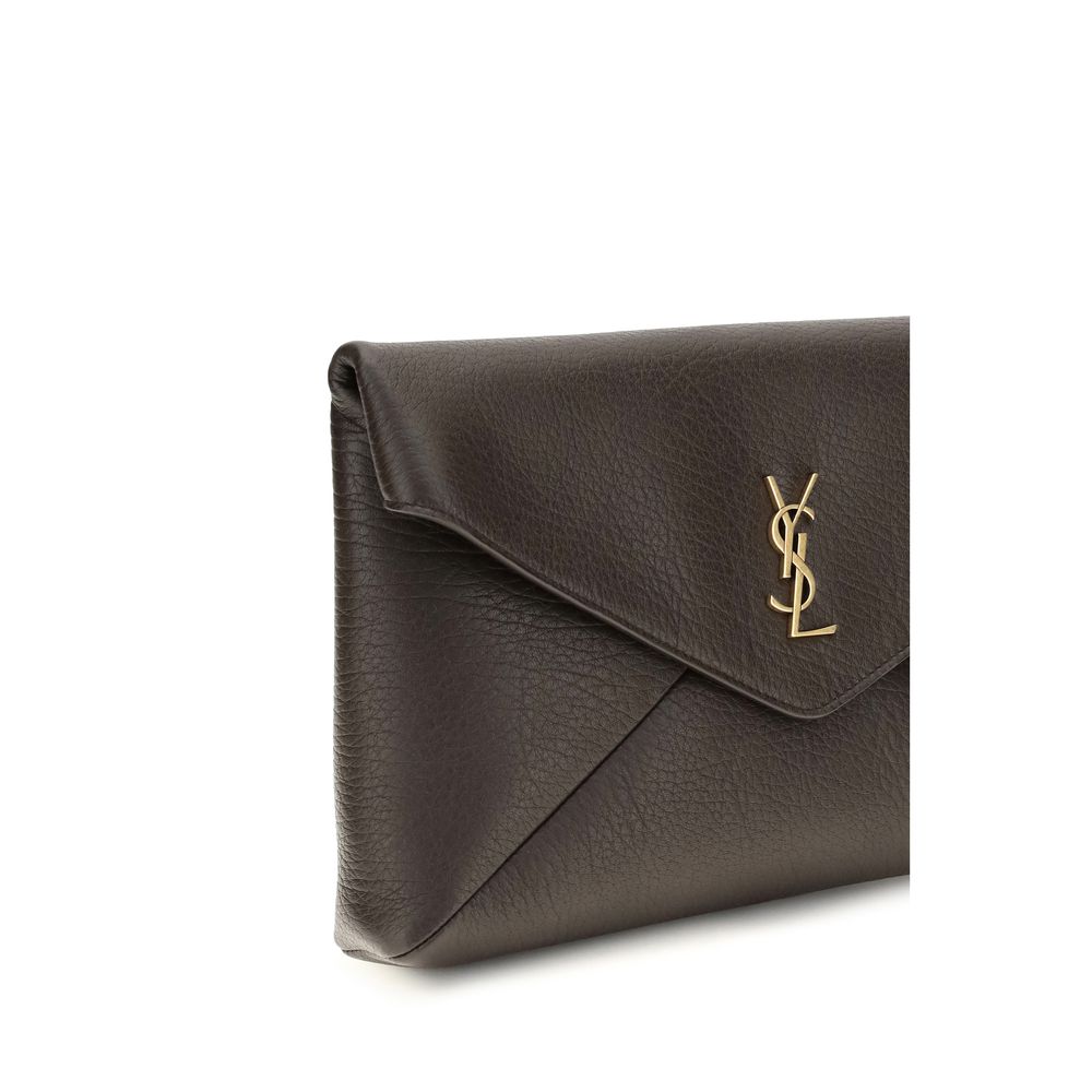 Brown Lamb Ovis Aries Clutch Bag