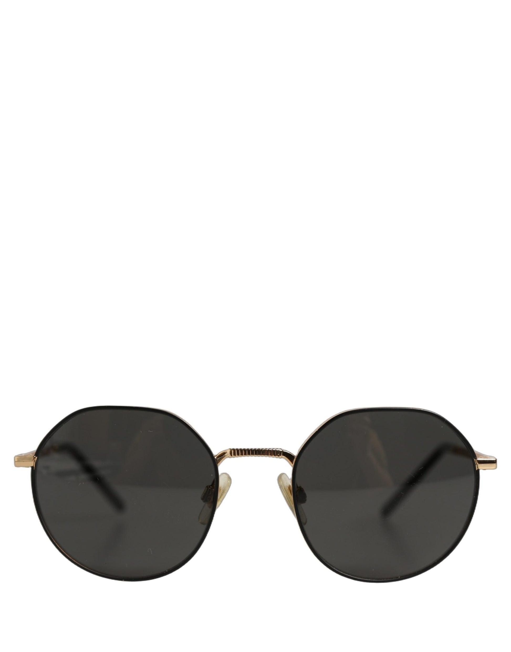 Gold Toned Metal Frame DG2286 Round Eyewear Sunglasses