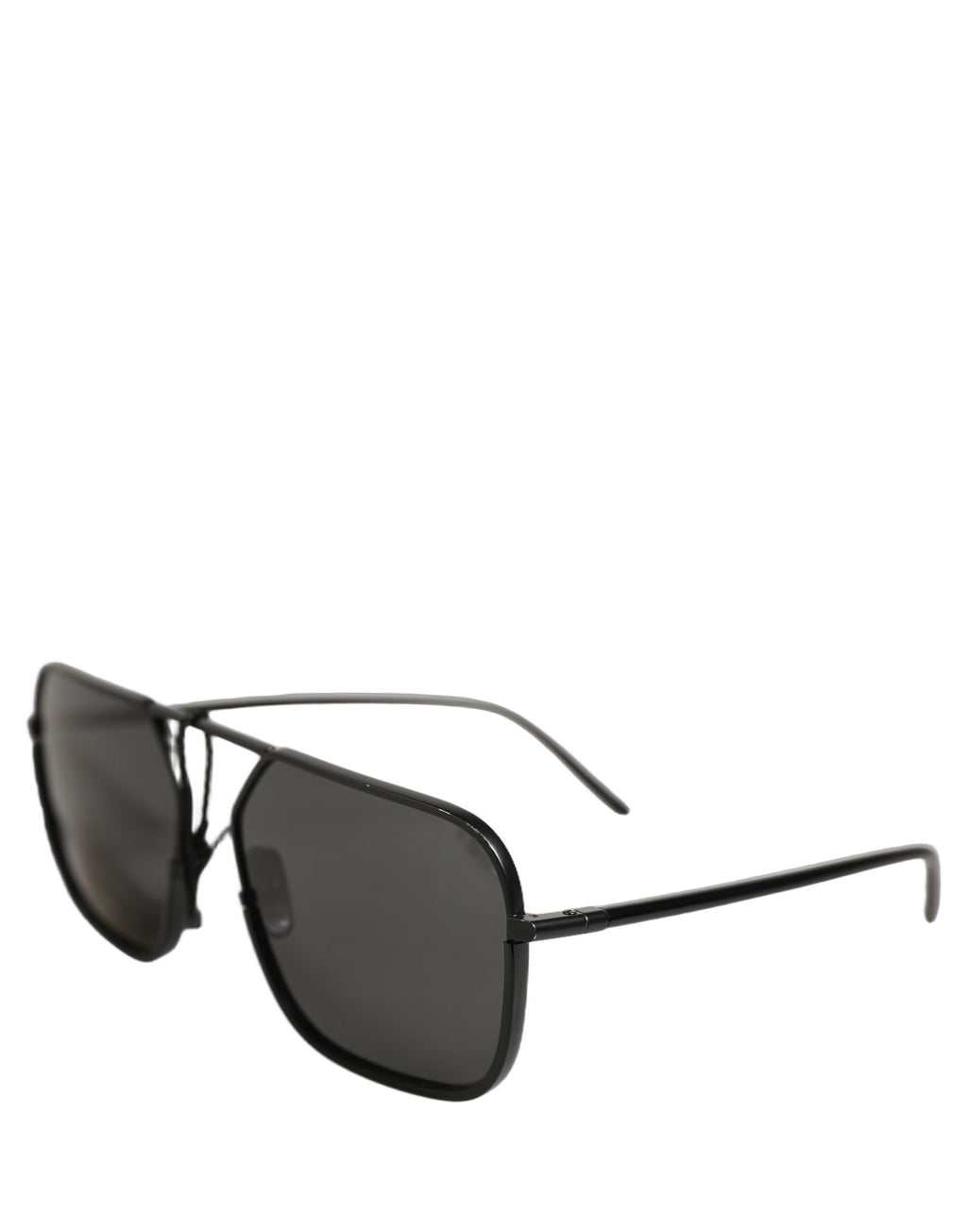 Black DG2193J Rectangular Metal Frame Eyewear Sunglasses