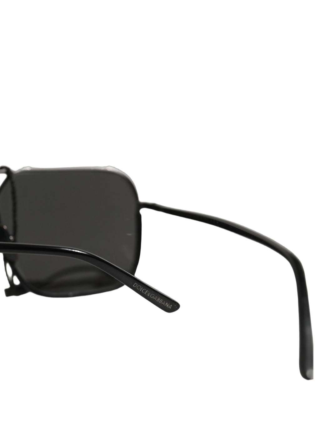 Black DG2193J Rectangular Metal Frame Eyewear Sunglasses