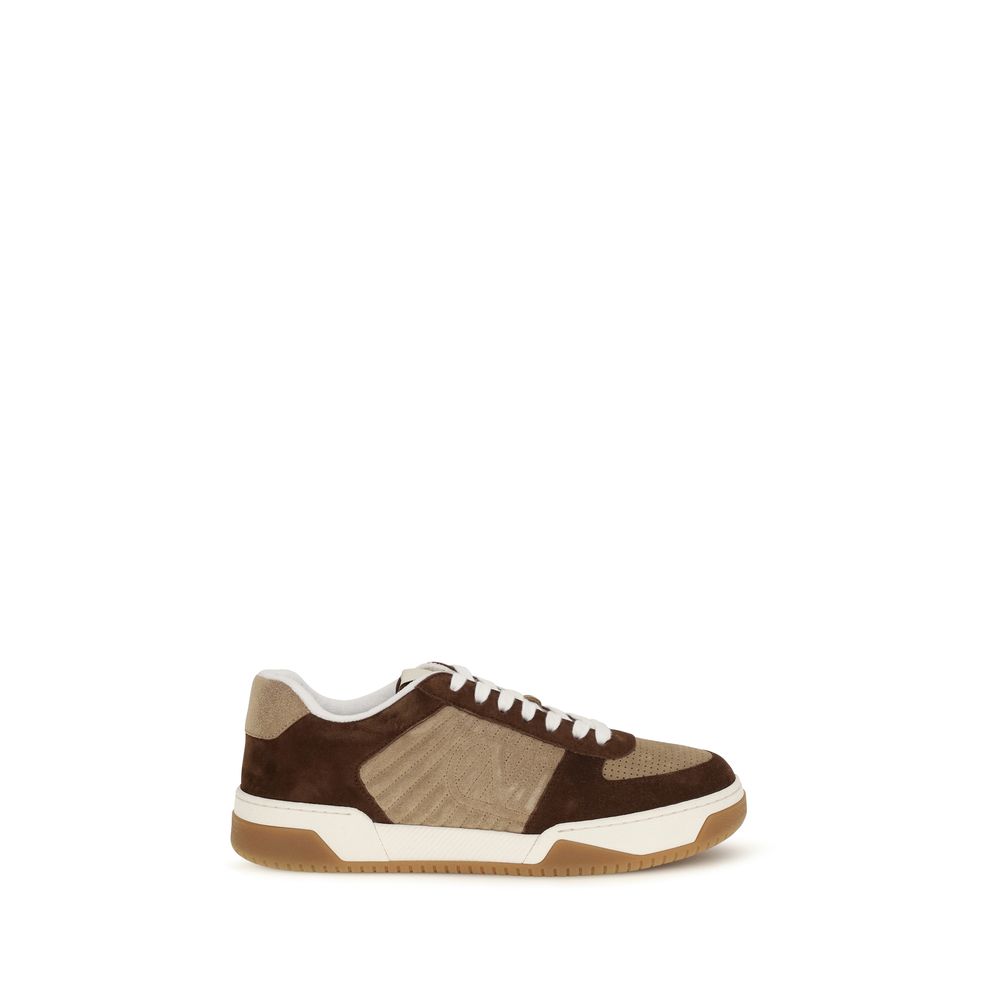 Brown Calf Leather Bos Taurus Athletic Sneakers