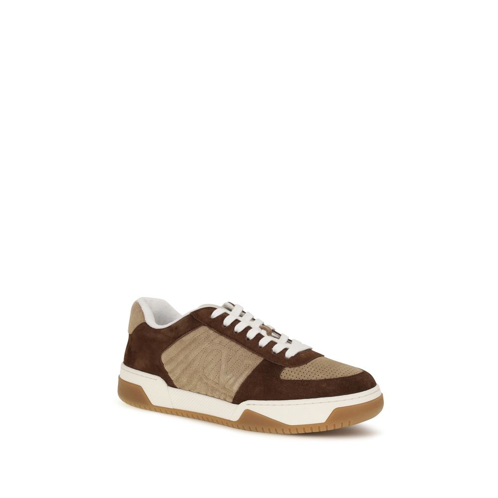 Brown Calf Leather Bos Taurus Athletic Sneakers