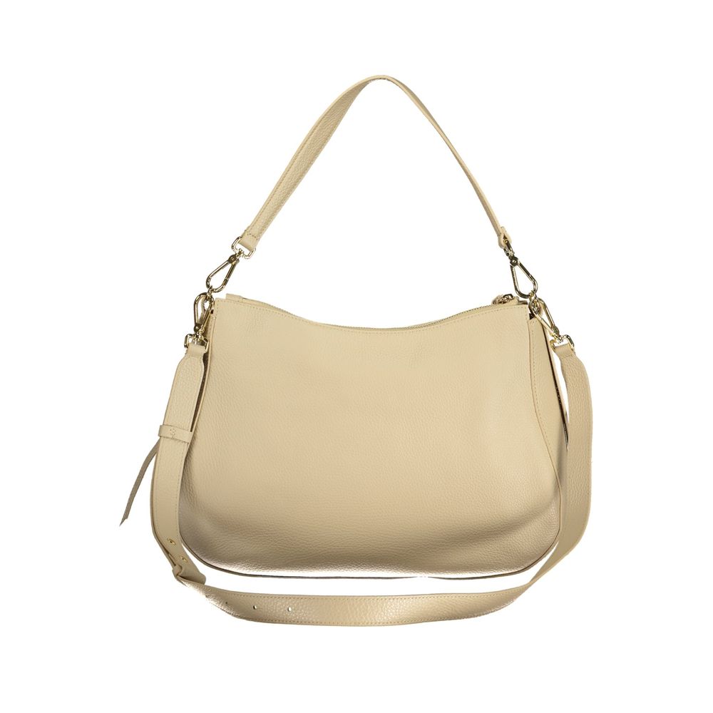 Beige Leather Women's Bag
