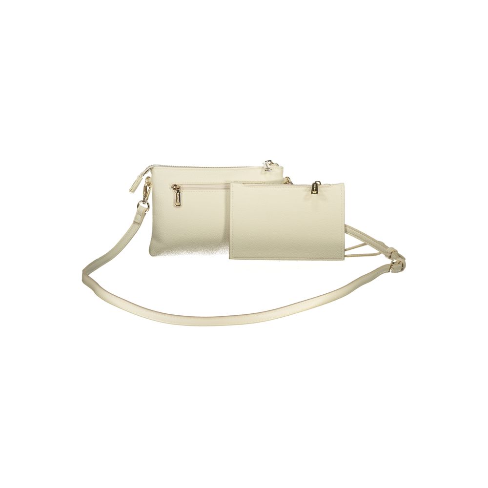 Beige Polyurethane Women's Wallet