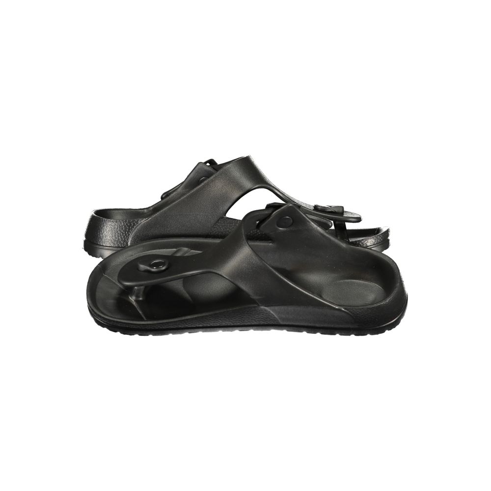 Black Plastic Men's Sandal