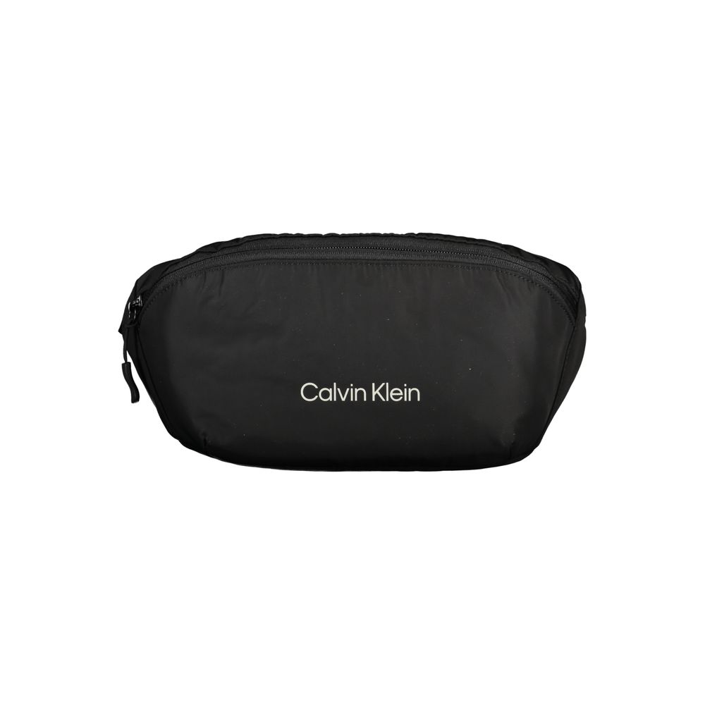 Black Polyester Men's Bag