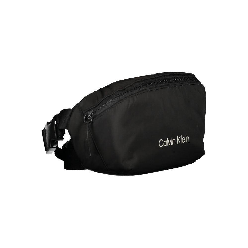 Black Polyester Men's Bag