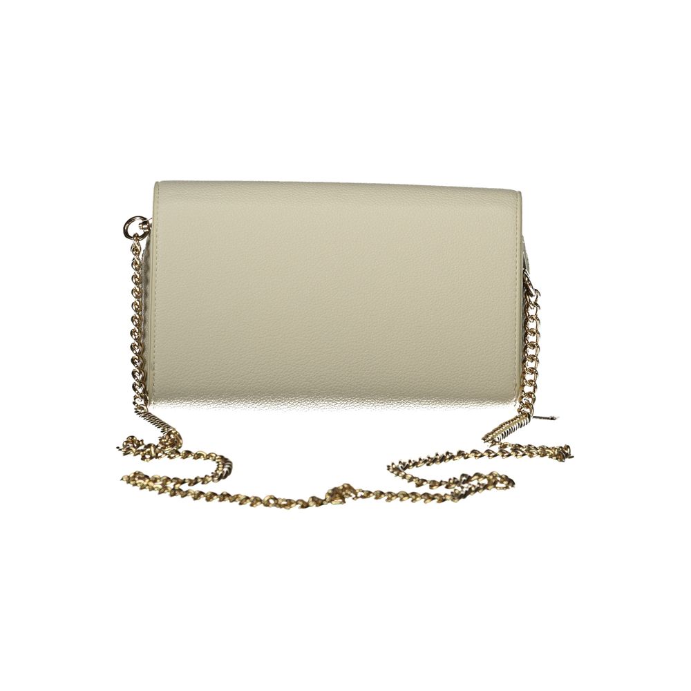 Beige Polyurethane Women Wallet