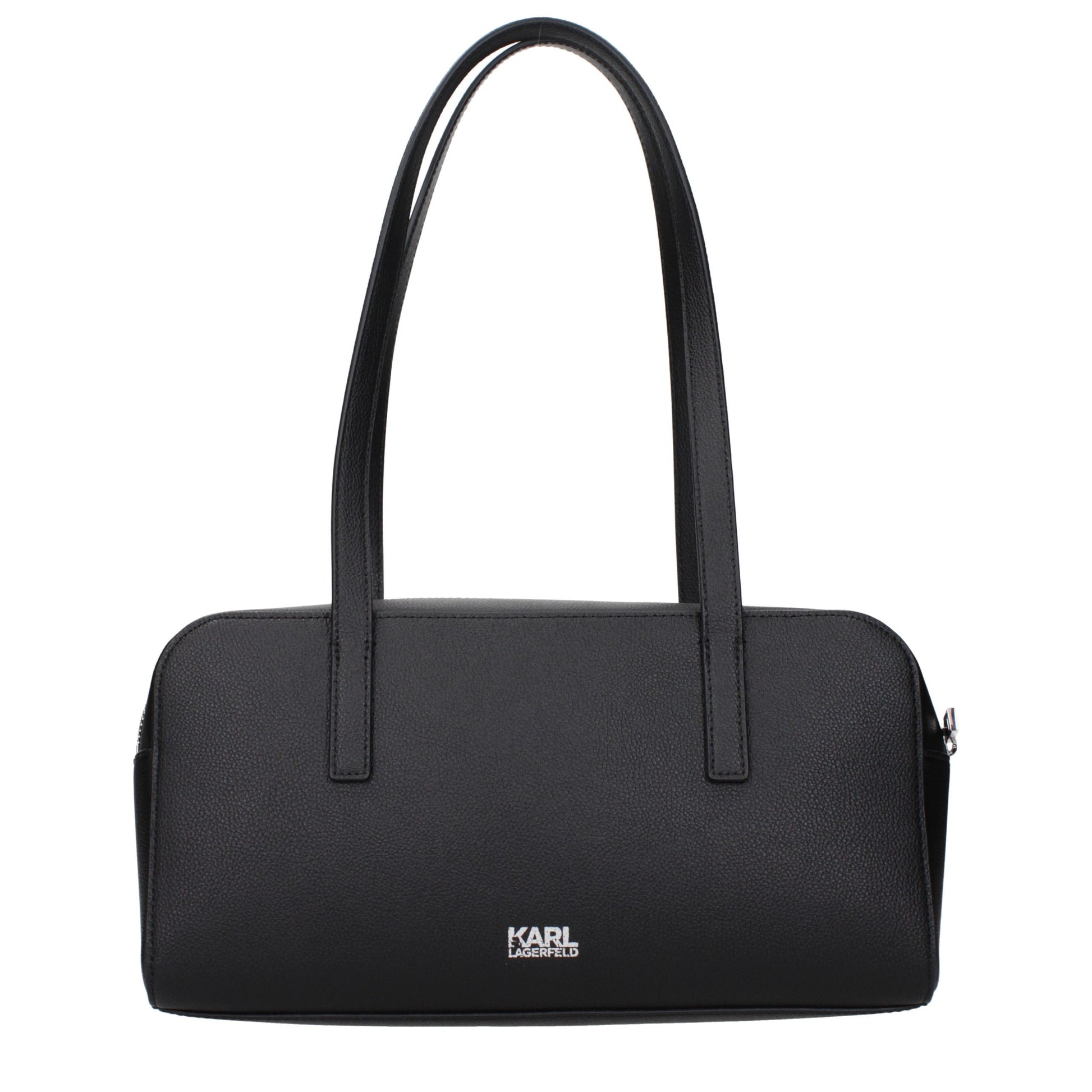Black Leather Shoulder Bag