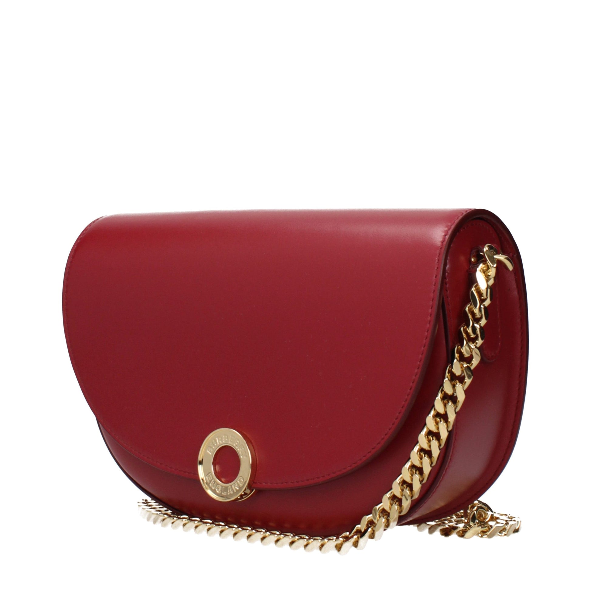 Red Leather Shoulder Bag