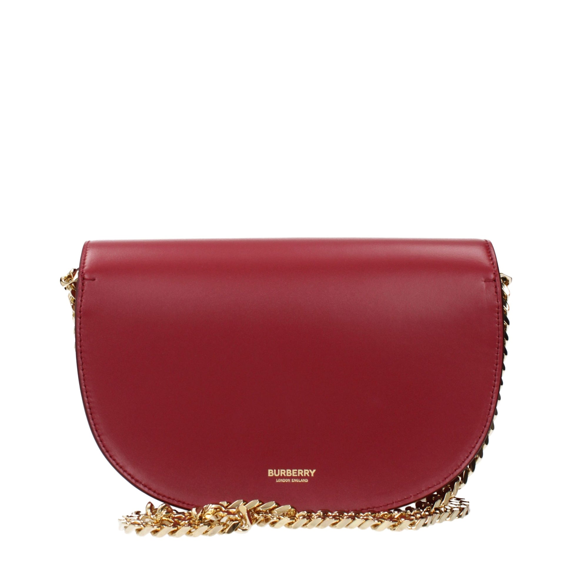 Red Leather Shoulder Bag