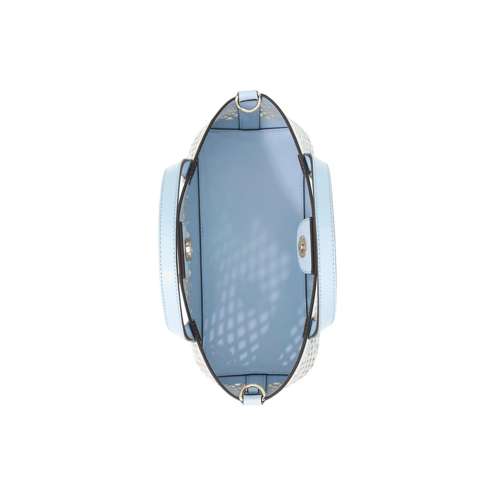 Blue Polyethylene Handbag