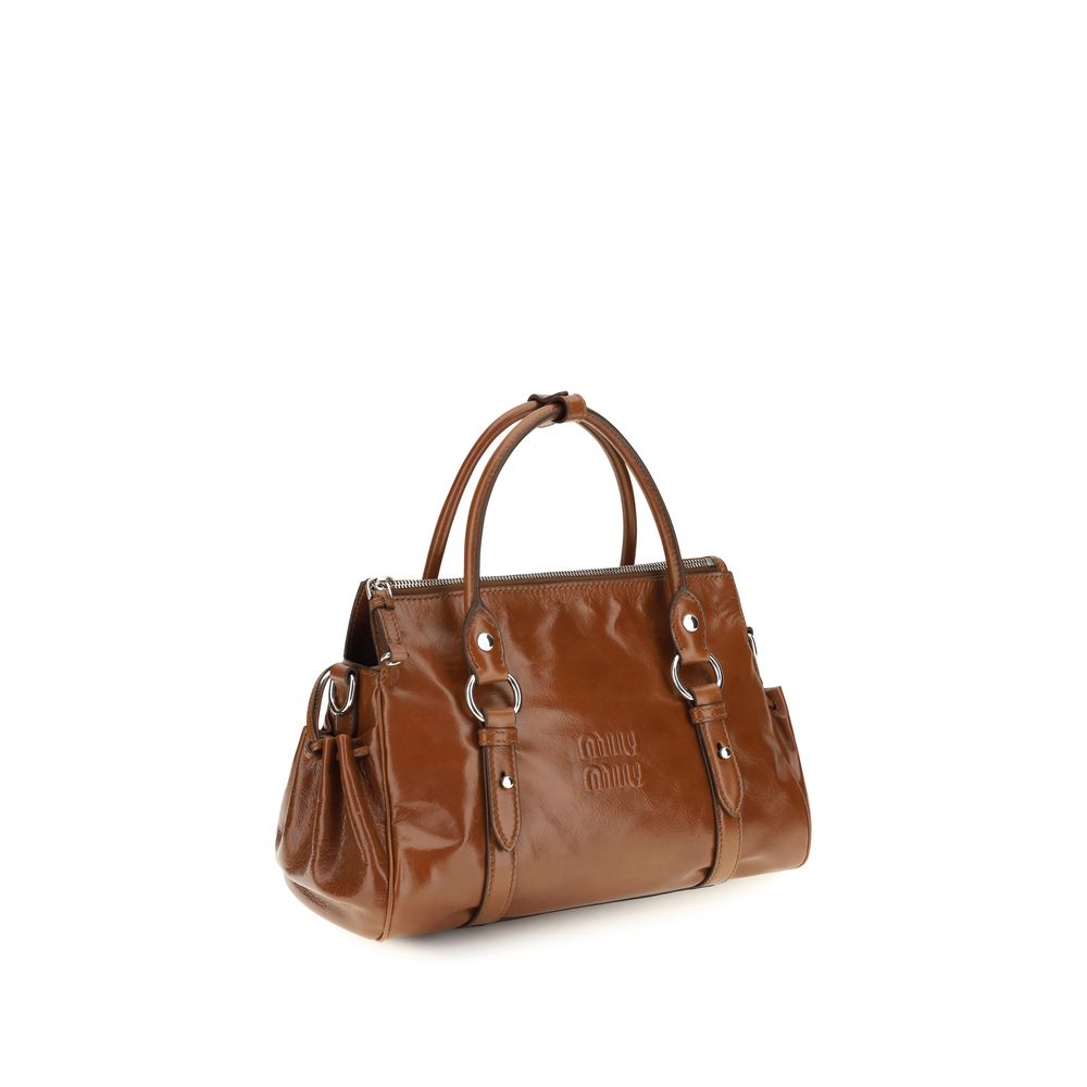 Brown Calf Leather Bos Taurus Handbag