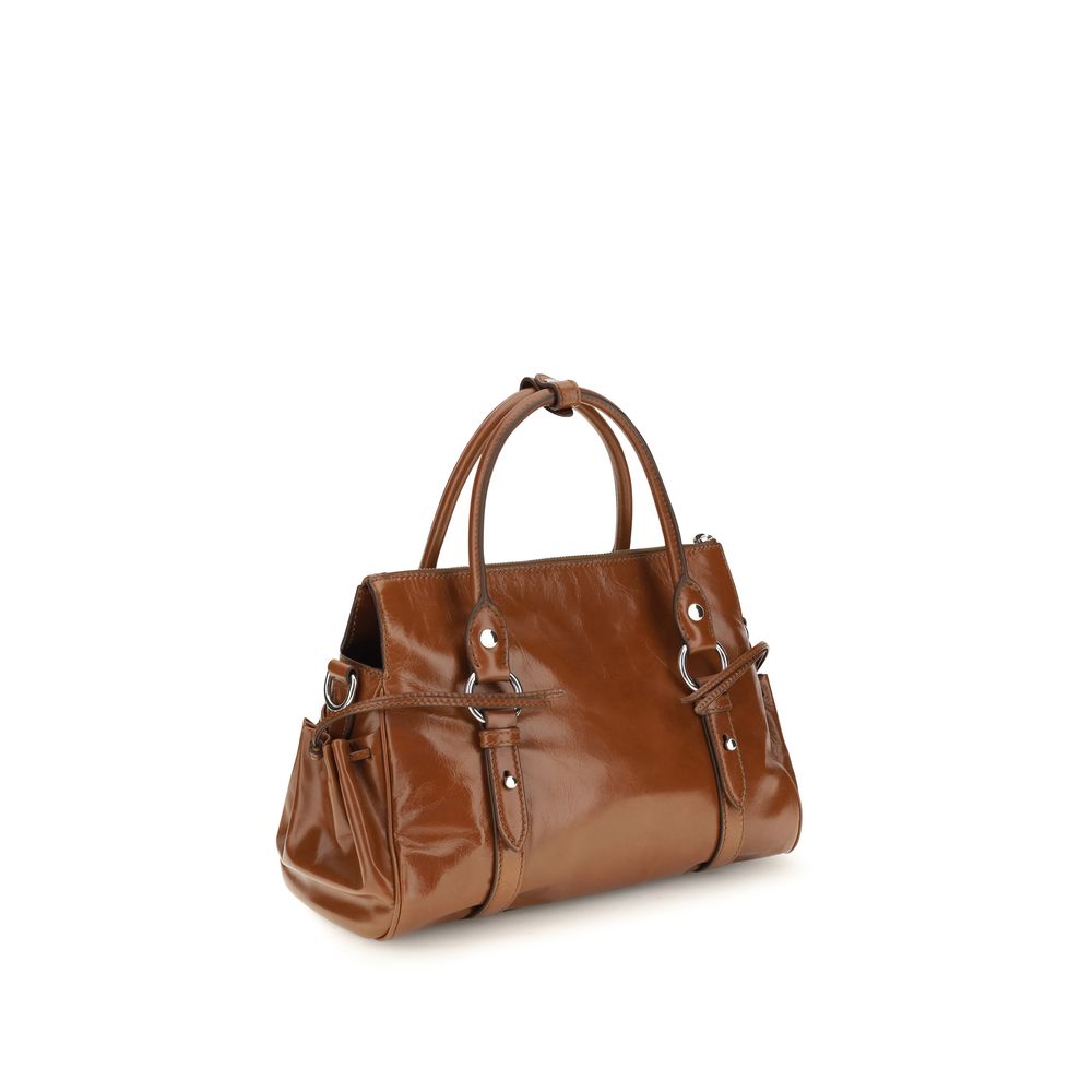 Brown Calf Leather Bos Taurus Handbag