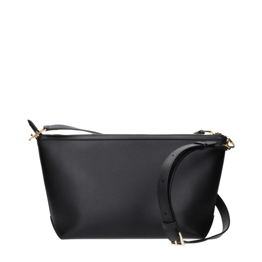 Black Leather Crossbody Bag