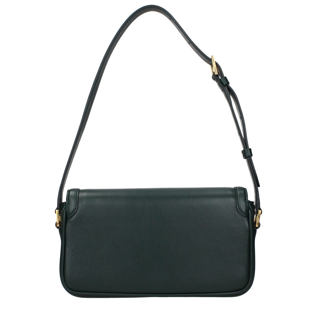 Green Leather Shoulder Bag