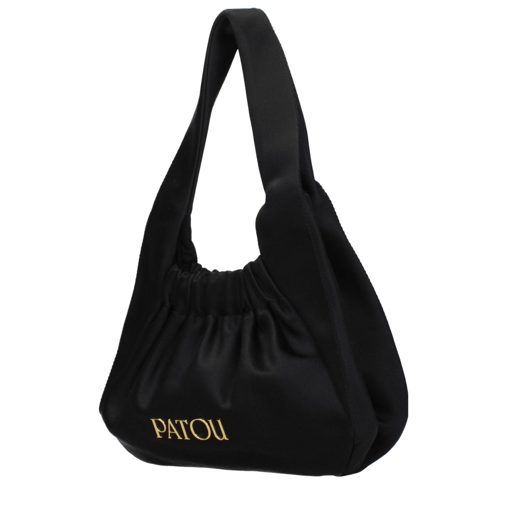 Black Fabric Handbag