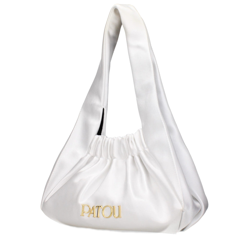 White Fabric Handbag