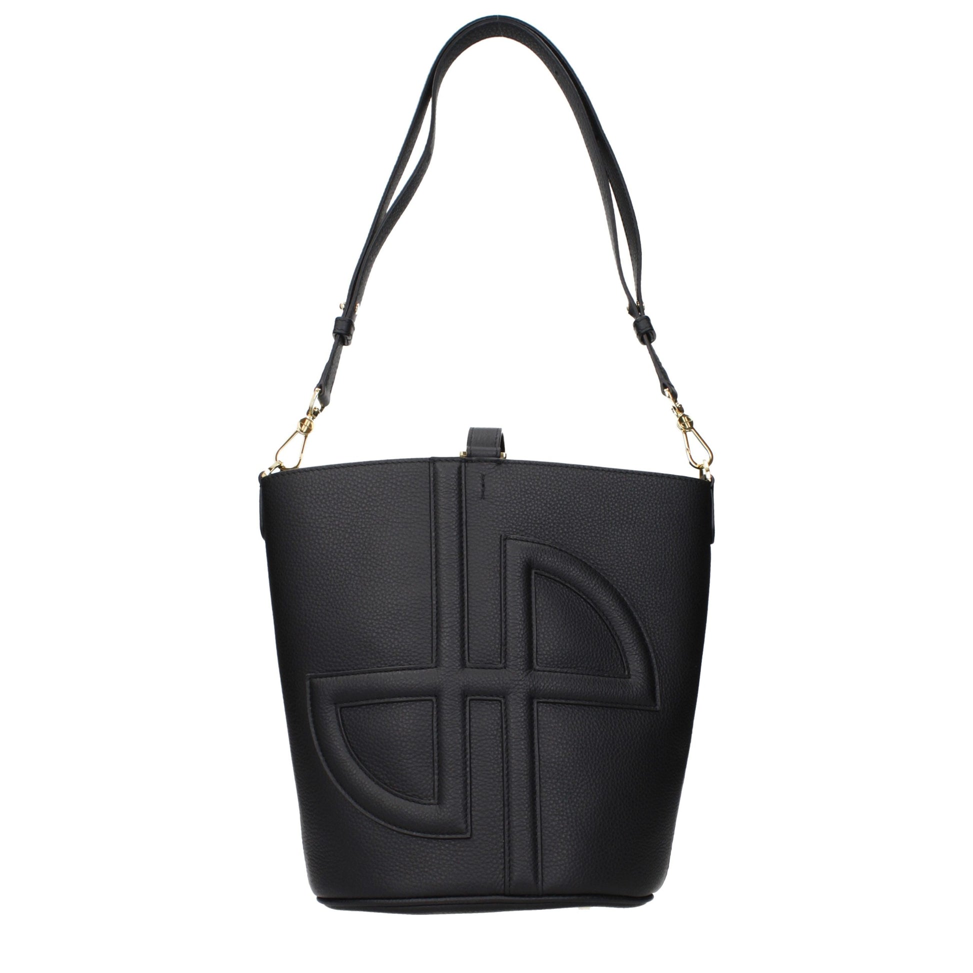 Black Leather Crossbody Bag