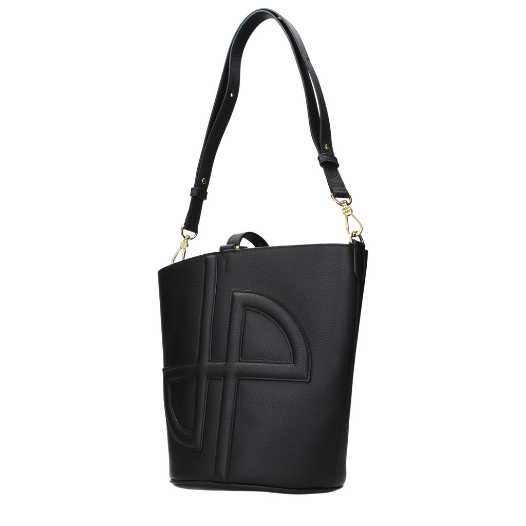 Black Leather Crossbody Bag