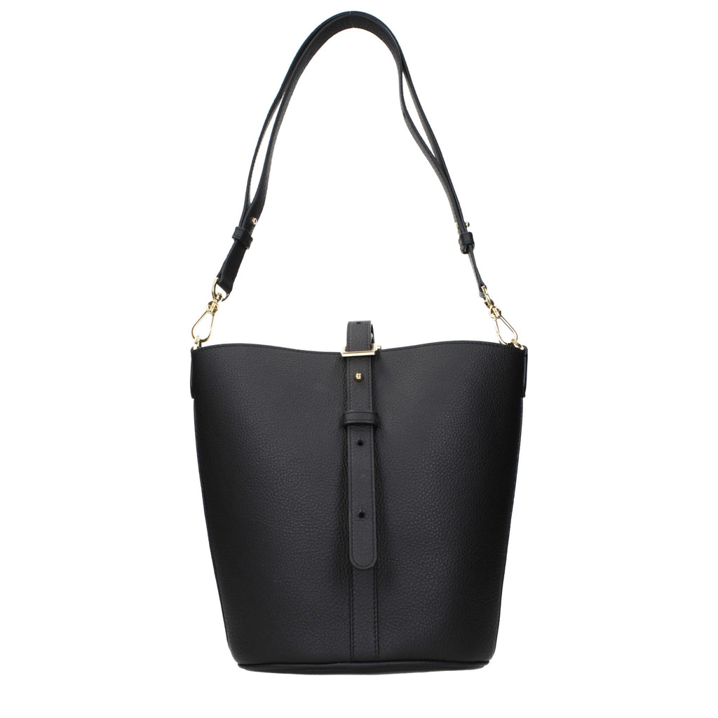 Black Leather Crossbody Bag