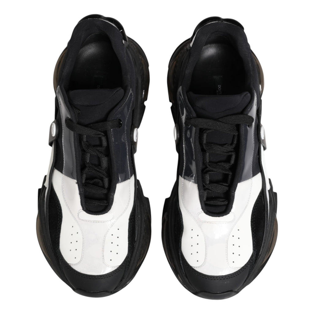 White Black Logo Airmaster Sneakers Shoes