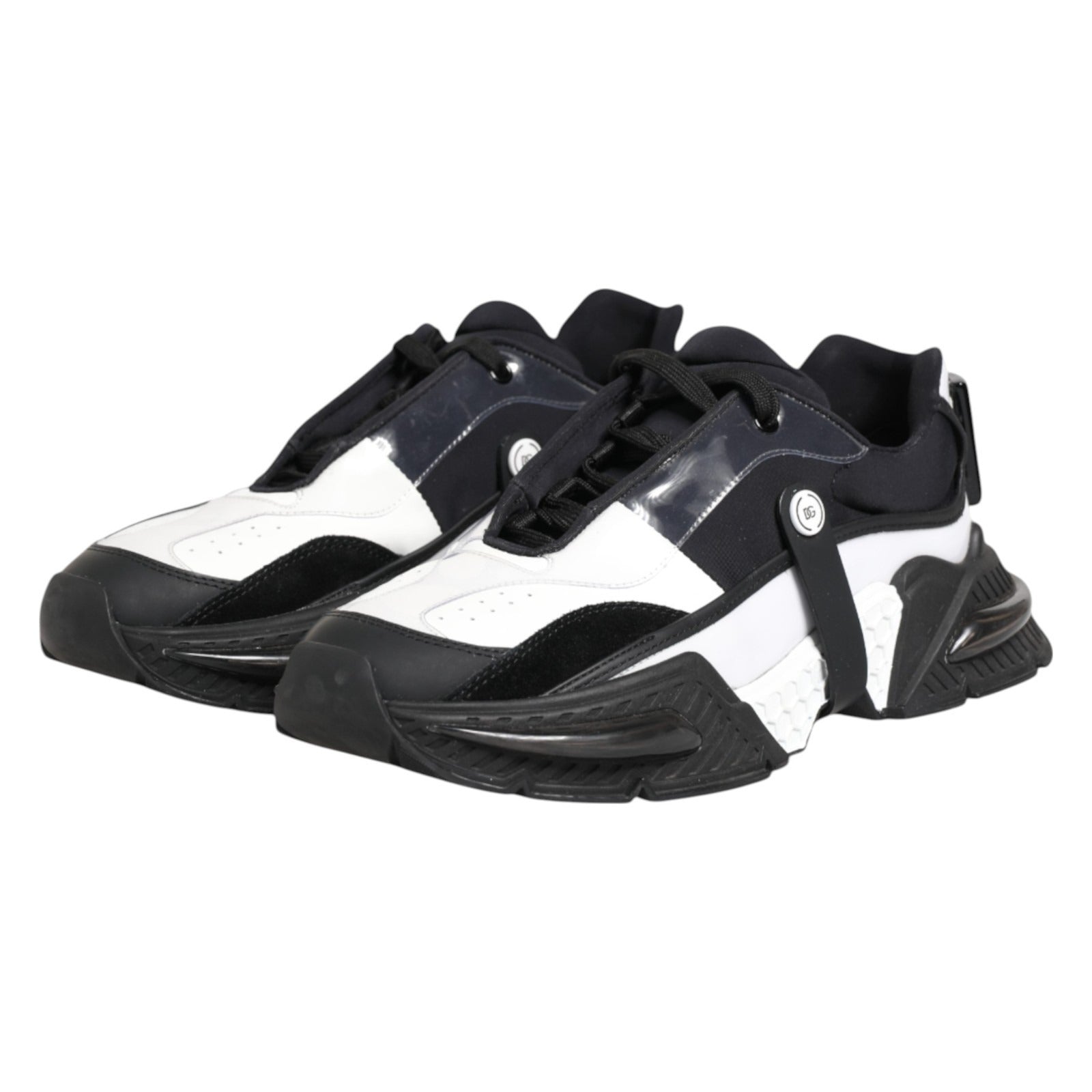 White Black Logo Airmaster Sneakers Shoes
