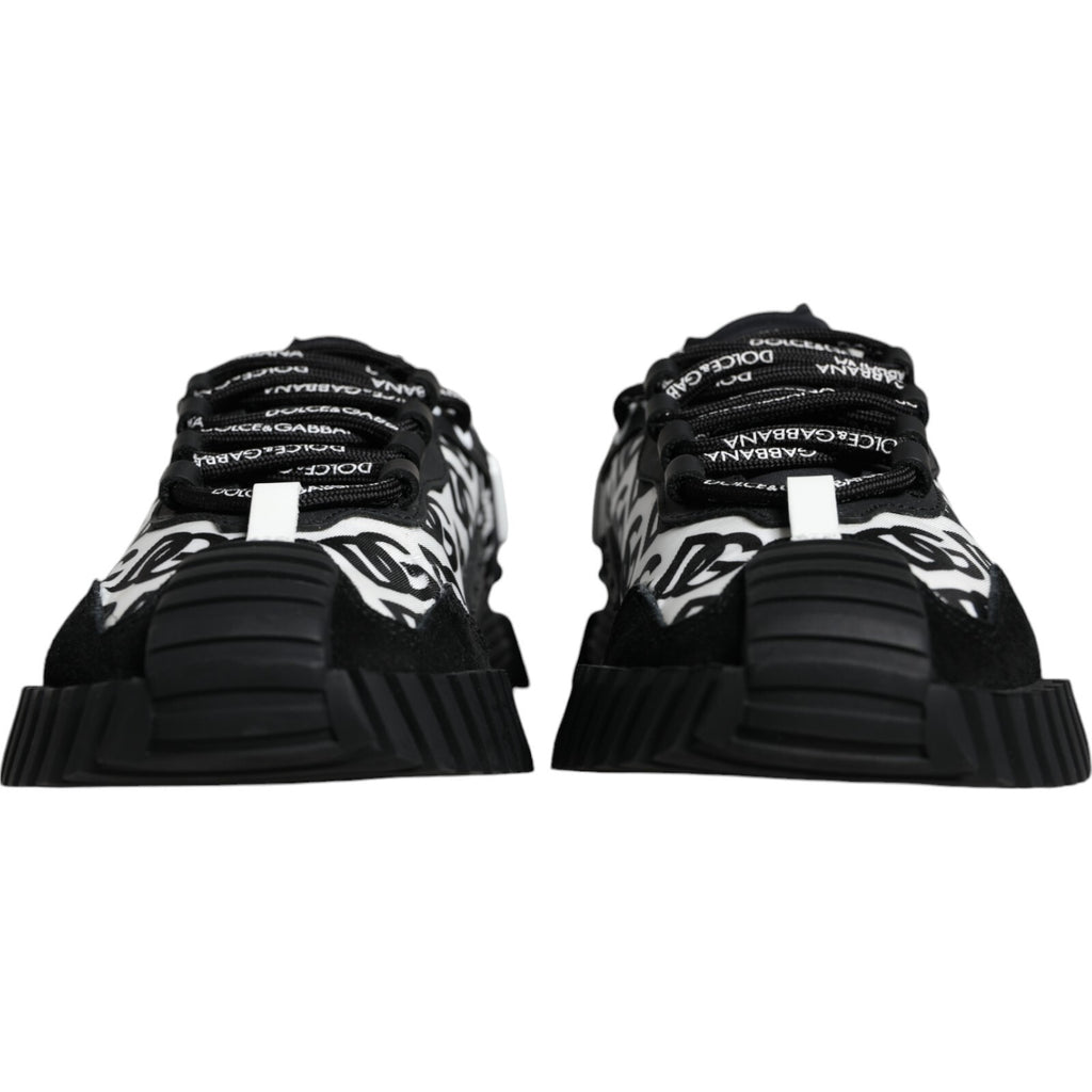 Black Logo Lace Up Low Top NS1 Sneakers Shoes