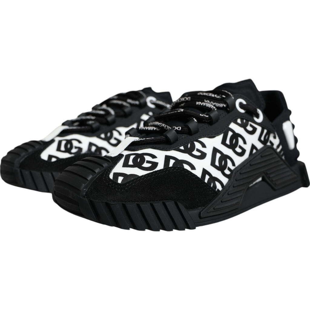 Black Logo Lace Up Low Top NS1 Sneakers Shoes