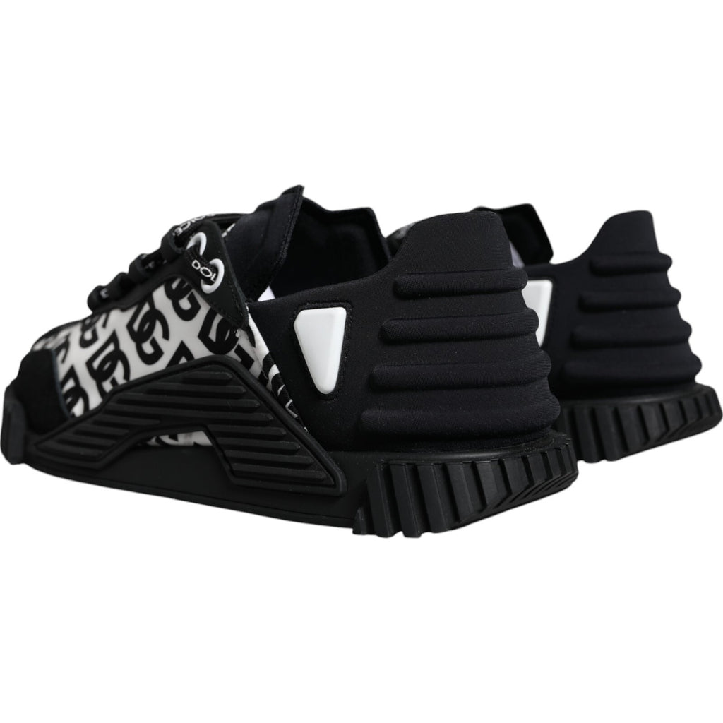 Black Logo Lace Up Low Top NS1 Sneakers Shoes