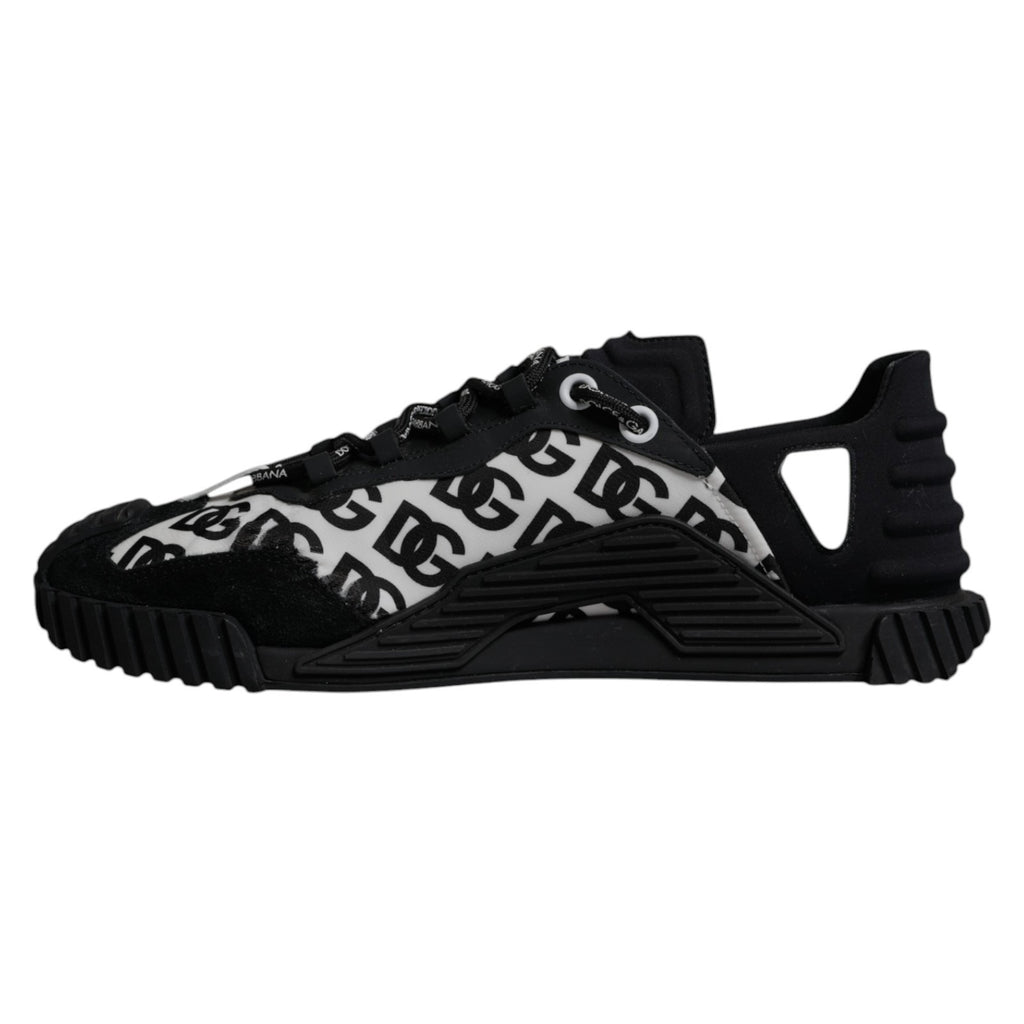 Black Logo Lace Up Low Top NS1 Sneakers Shoes