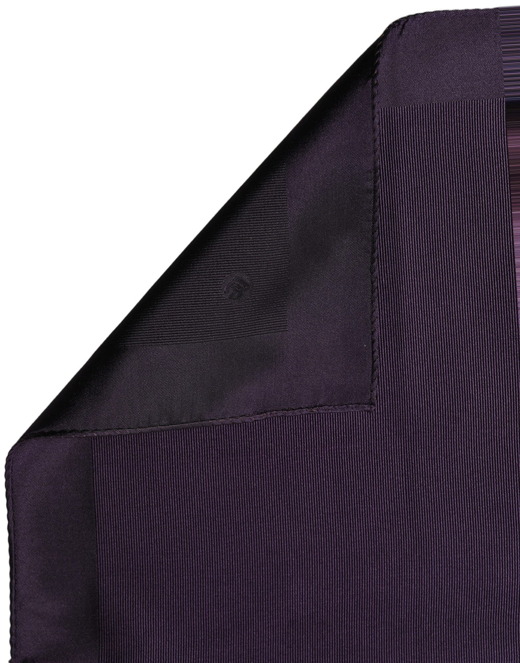 Men Purple Square Handerkerchief Pocket Scarf