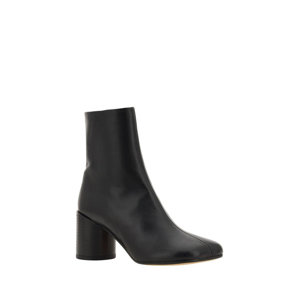 Black Lamb Ovis Aries Ankle Boots