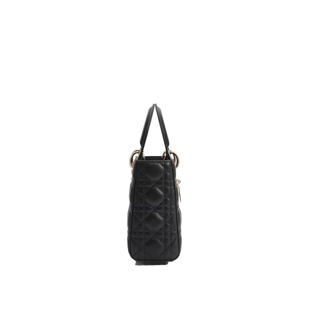Black Lamb Leather Handbag