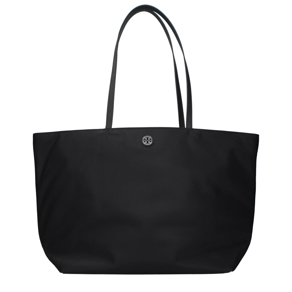 Black Fabric Shoulder Bag