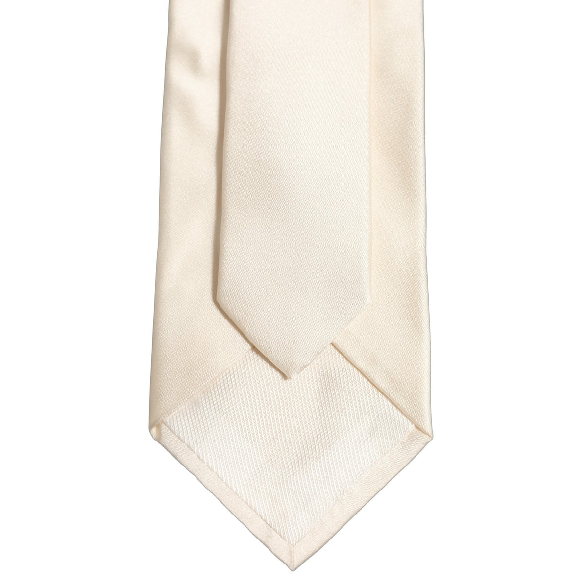 White Silk Floral Graphic Adjustable Tied Men Necktie Tie