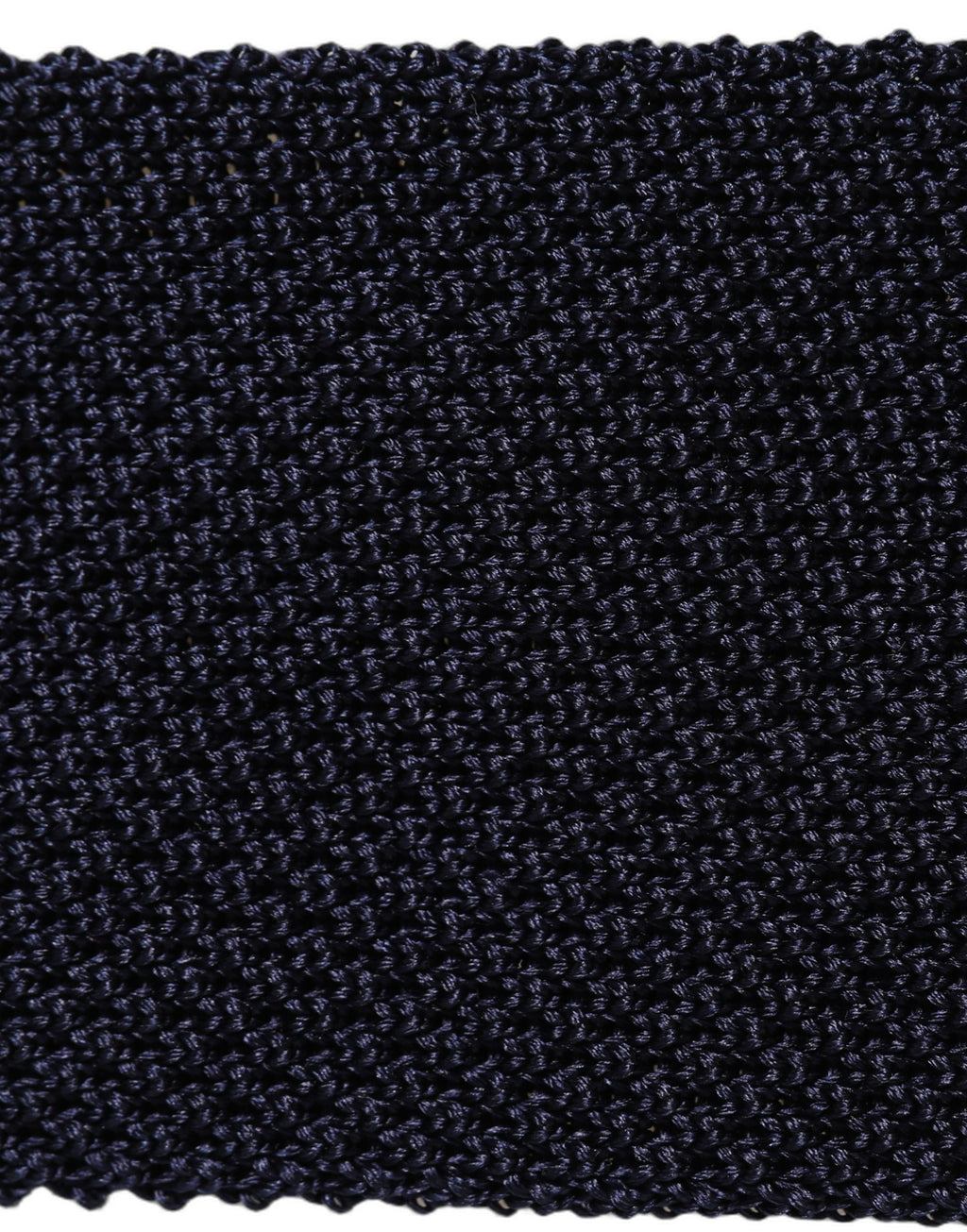 Dark Blue Textured Knitted Adjustable Necktie Accessory Tie