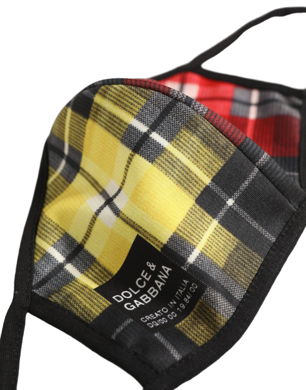 Multicolor Plaid Tartan Elastic Ear Strap Face Mask