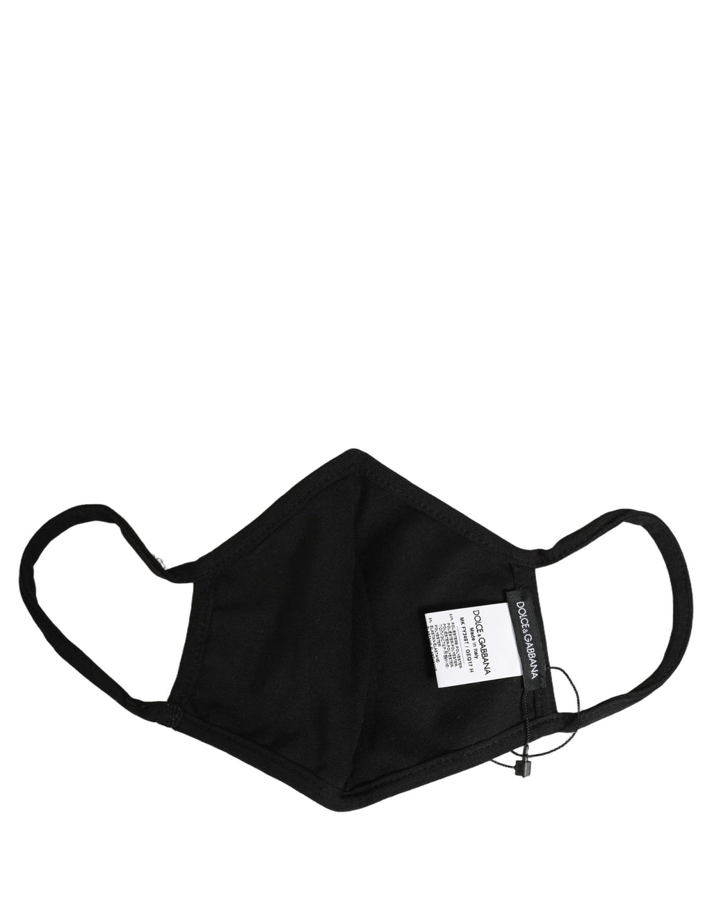 Black Heart DG Logo Monogram Elastic Ear Strap Face Mask