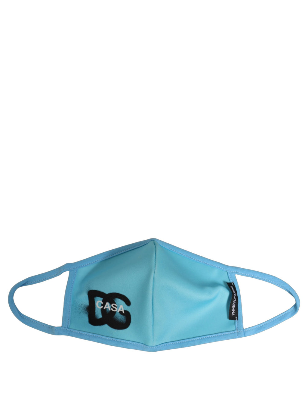 Blue Polyester DG CASA Logo Elastic Ear Strap Face Mask