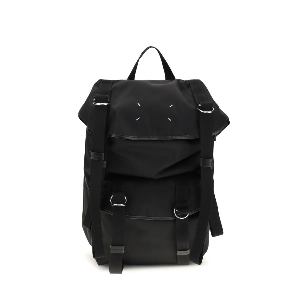 Black Nylon Backpack