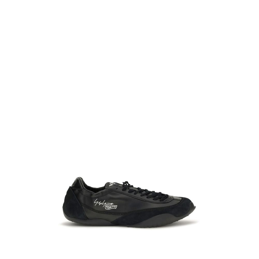 Black Calf Leather Bos Taurus Athletic Sneakers