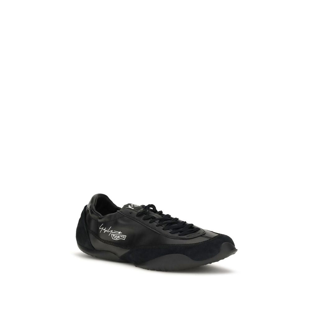 Black Calf Leather Bos Taurus Athletic Sneakers