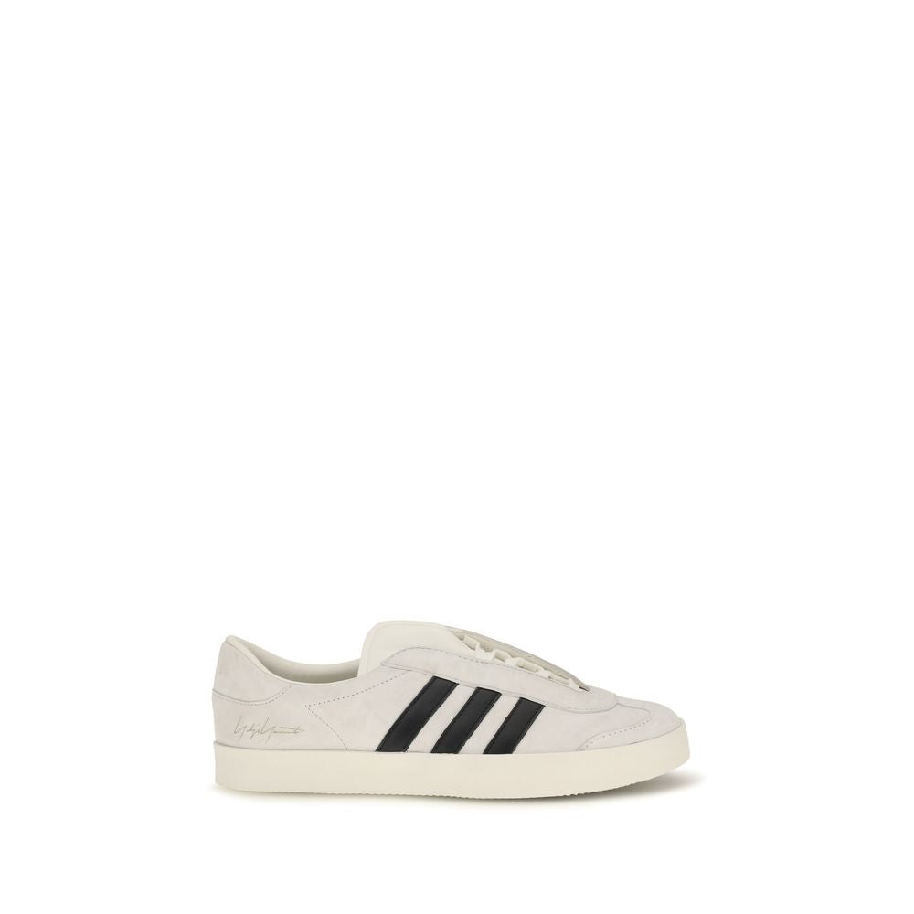 White Calf Leather Bos Taurus Sneakers
