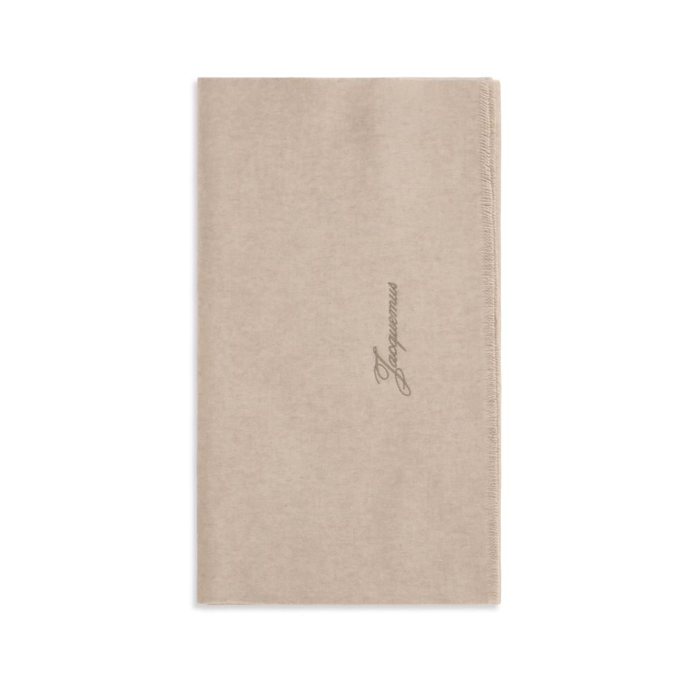 Beige Wool Oves Aries Scarf